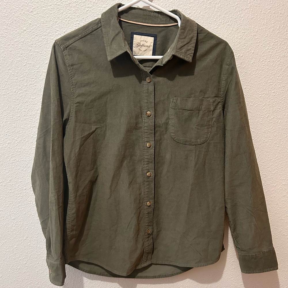 Jachs Forest Green Button Down Shirt